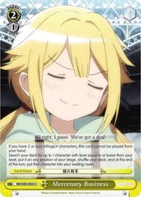 Mercenary Business - Magia Record: Puella Magi Madoka Magica [Side Story] (Anime) - Weiss Schwarz card