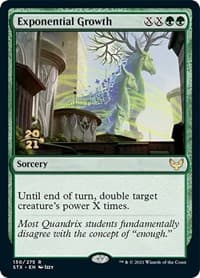 Exponential Growth - Prerelease Cards - Magic: The Gathering card
