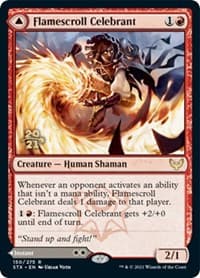 Flamescroll Celebrant - Prerelease Cards - Magic: The Gathering card