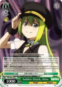 Sudden Attack, Alina - Magia Record: Puella Magi Madoka Magica [Side Story] (Anime) - Weiss Schwarz card