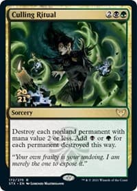 Culling Ritual - Prerelease Cards - Magic: The Gathering card