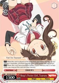 Shop's Poster Girl, Tsuruno - Magia Record: Puella Magi Madoka Magica [Side Story] (Anime) - Weiss Schwarz card