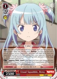 Usual Squabble, Rena - Magia Record: Puella Magi Madoka Magica [Side Story] (Anime) - Weiss Schwarz card