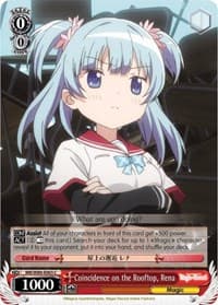 Coincidence on the Rooftop, Rena - Magia Record: Puella Magi Madoka Magica [Side Story] (Anime) - Weiss Schwarz card