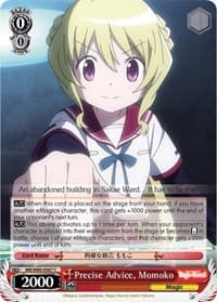 Precise Advice, Momoko - Magia Record: Puella Magi Madoka Magica [Side Story] (Anime) - Weiss Schwarz card