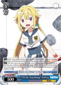 "I'll Do Anything" Felicia - Magia Record: Puella Magi Madoka Magica [Side Story] (Anime) - Weiss Schwarz card