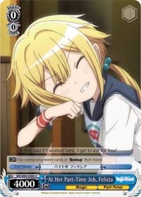 At Her Part-Time Job, Felicia - Magia Record: Puella Magi Madoka Magica [Side Story] (Anime) - Weiss Schwarz card