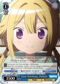 East Territory, Felicia - Magia Record: Puella Magi Madoka Magica [Side Story] (Anime) - Weiss Schwarz card