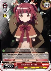 Reunion, Kaede - Magia Record: Puella Magi Madoka Magica [Side Story] (Anime) - Weiss Schwarz card