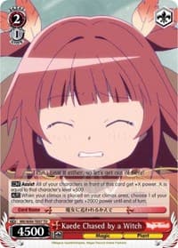 Kaede Chased by a Witch - Magia Record: Puella Magi Madoka Magica [Side Story] (Anime) - Weiss Schwarz card