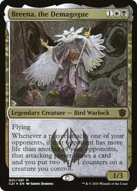Breena, the Demagogue (Display Commander) - Thick Stock - Commander 2021 - Magic: The Gathering card