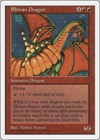 Shivan Dragon - Fifth Edition - Magic: The Gathering card