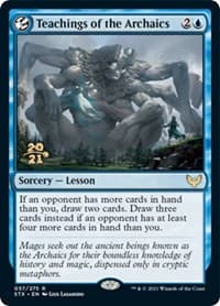 Teachings of the Archaics - Prerelease Cards - Magic: The Gathering card
