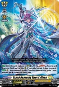 Grand Heavenly Sword, Alden - D-BT01: Genesis of the Five Greats - Cardfight Vanguard card