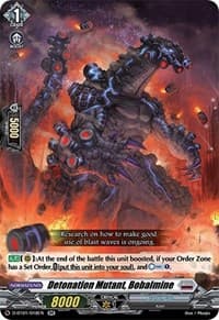 Detonation Mutant, Bobalmine - D-BT01: Genesis of the Five Greats - Cardfight Vanguard card
