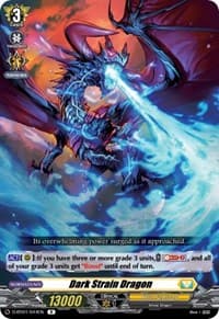 Dark Strain Dragon - D-BT01: Genesis of the Five Greats - Cardfight Vanguard card