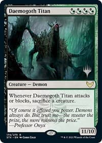 Daemogoth Titan - Promo Pack: Strixhaven - Magic: The Gathering card