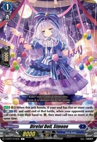 Direful Doll, Simone - D-BT01: Genesis of the Five Greats - Cardfight Vanguard card