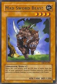 Mad Sword Beast - Dark Beginning 1 - YuGiOh card