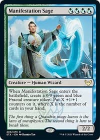 Manifestation Sage - Promo Pack: Strixhaven - Magic: The Gathering card