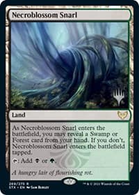 Necroblossom Snarl - Promo Pack: Strixhaven - Magic: The Gathering card
