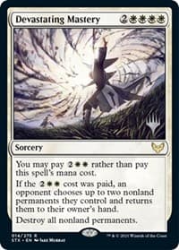 Devastating Mastery - Promo Pack: Strixhaven - Magic: The Gathering card