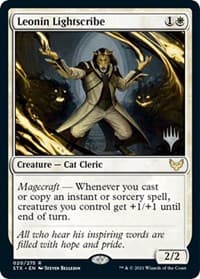 Leonin Lightscribe - Promo Pack: Strixhaven - Magic: The Gathering card