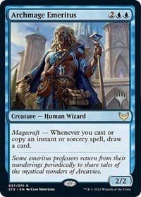 Archmage Emeritus - Promo Pack: Strixhaven - Magic: The Gathering card