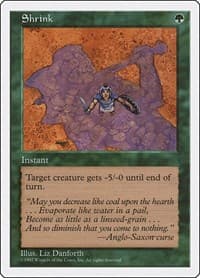 Shrink - Fifth Edition - Magic: The Gathering card