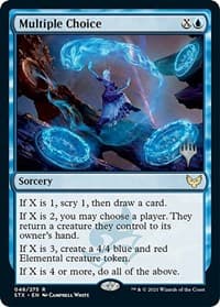 Multiple Choice - Promo Pack: Strixhaven - Magic: The Gathering card