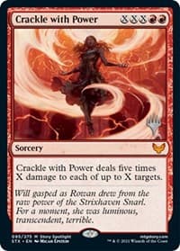 Crackle with Power - Promo Pack: Strixhaven - Magic: The Gathering card