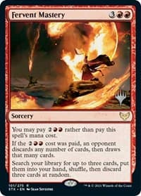 Fervent Mastery - Promo Pack: Strixhaven - Magic: The Gathering card