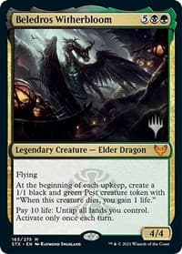 Beledros Witherbloom - Promo Pack: Strixhaven - Magic: The Gathering card