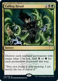 Culling Ritual - Promo Pack: Strixhaven - Magic: The Gathering card