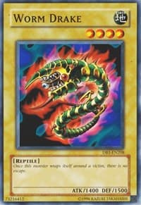 Worm Drake - Dark Beginning 1 - YuGiOh card