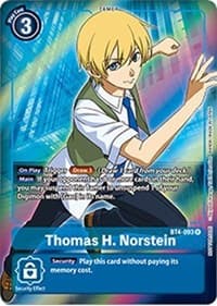 Thomas H. Norstein (Box Topper) - Great Legend - Digimon Card Game card