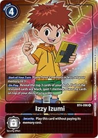 Izzy Izumi (Box Topper) - Great Legend - Digimon Card Game card