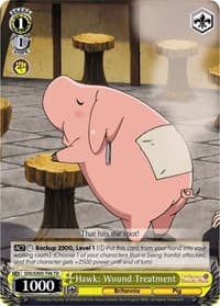 Hawk: Wound Treatment - The Seven Deadly Sins - Weiss Schwarz card