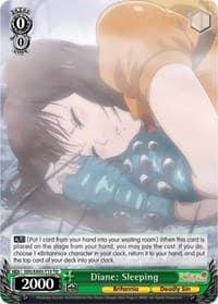 Diane: Sleeping - The Seven Deadly Sins - Weiss Schwarz card