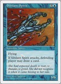 Sibilant Spirit - Fifth Edition - Magic: The Gathering card