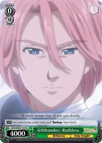 Gilthunder: Ruthless - The Seven Deadly Sins - Weiss Schwarz card
