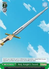 Holy Knight's Sword - The Seven Deadly Sins - Weiss Schwarz card