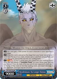Hendrickson: No Longer Human - The Seven Deadly Sins - Weiss Schwarz card