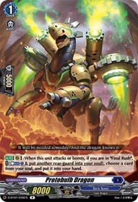Protobulb Dragon - D-BT01: Genesis of the Five Greats - Cardfight Vanguard card