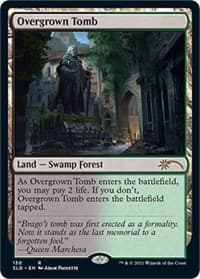 Overgrown Tomb - Secret Lair Drop Series - Magic: The Gathering card