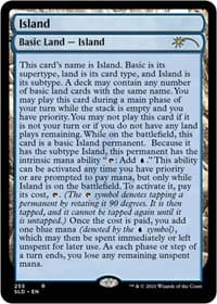 Island (255) (Full-Text Lands) - Secret Lair Drop Series - Magic: The Gathering card