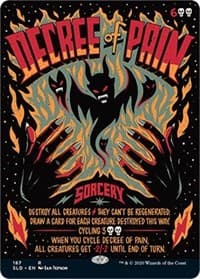 Decree of Pain - Secret Lair Drop Series - Magic: The Gathering card