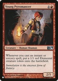 Young Pyromancer (M14) - The List Reprints - Magic: The Gathering card