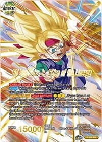 Son Goku Jr. // SS Son Goku Jr., Scion of the Lineage (Gold Stamped) - Promotion Cards - Dragon Ball Super: Masters card