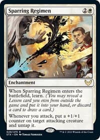Sparring Regimen - Promo Pack: Strixhaven - Magic: The Gathering card